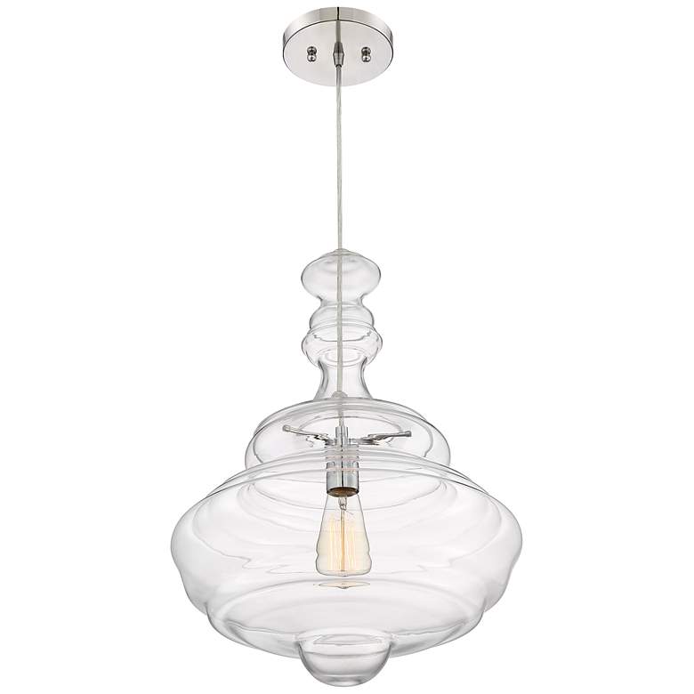 Image 7 Quoizel Morocco 15 3/4" Wide Polished Chrome Pendant Light more views