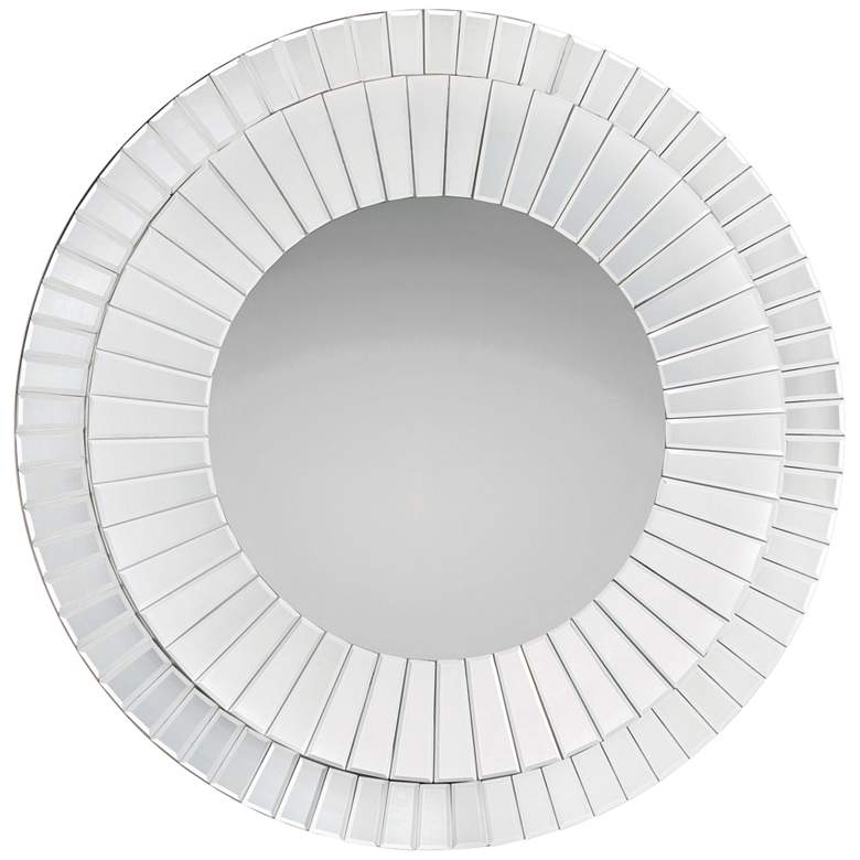 Image 1 Quoizel Muse 35 3/4 inch Round Wall Mirror