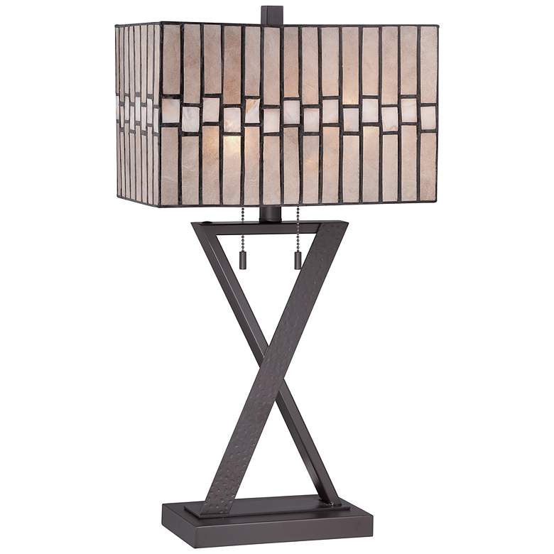 Image 1 Quoizel Myriad Tiffany-Style Mica Table Lamp