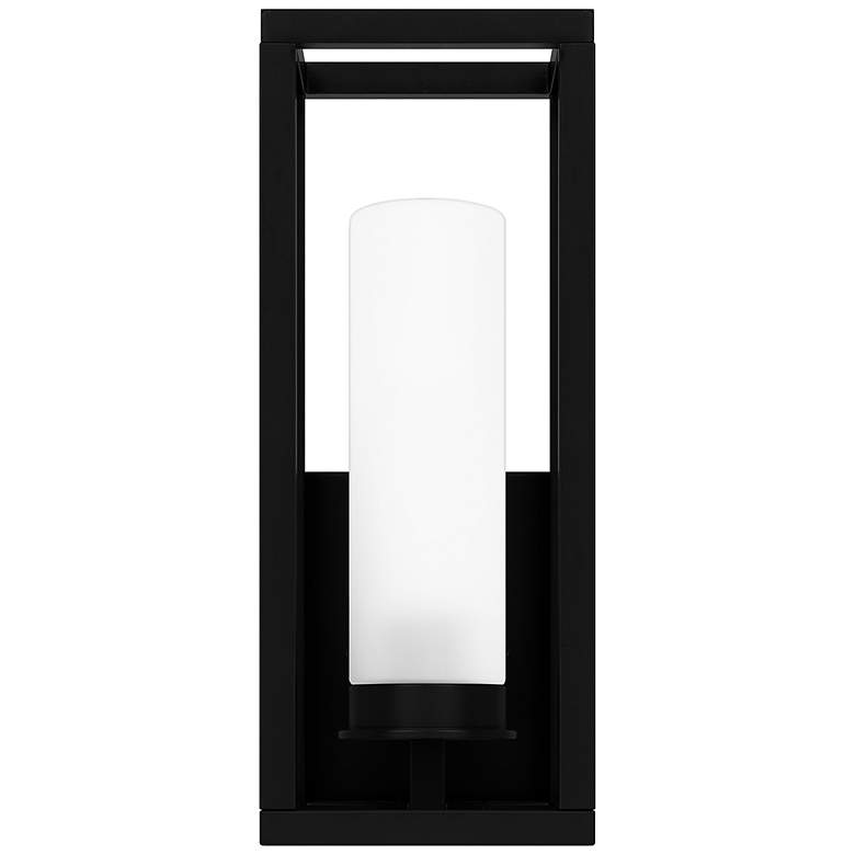 Image 4 Quoizel Neville 12 3/4" High Matte Black Outdoor Wall Light more views