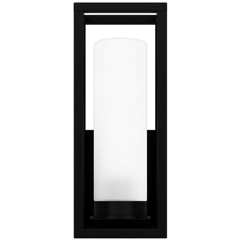 Image 4 Quoizel Neville 15 inch High Matte Black Outdoor Wall Light more views