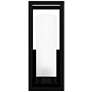 Quoizel Neville 15" High Matte Black Outdoor Wall Light in scene