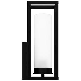 Image5 of Quoizel Neville 15" High Matte Black Outdoor Wall Light more views