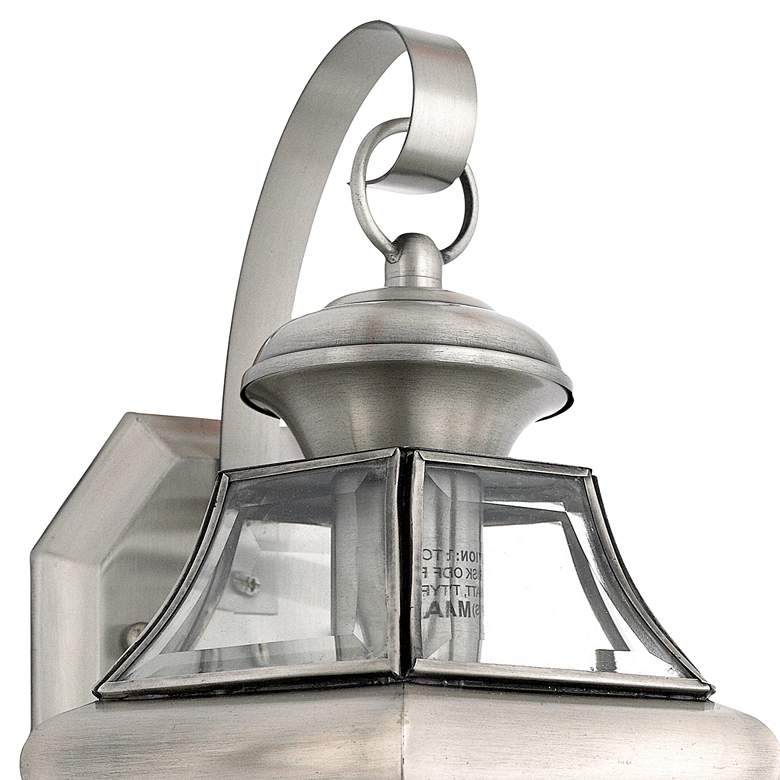 Image 3 Quoizel Newbury 14" High Pewter Outdoor Wall Light more views