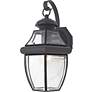 Quoizel Newbury 14"H Mystic Black Outdoor Lantern Wall Light