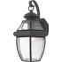 Quoizel Newbury 14"H Mystic Black Outdoor Lantern Wall Light