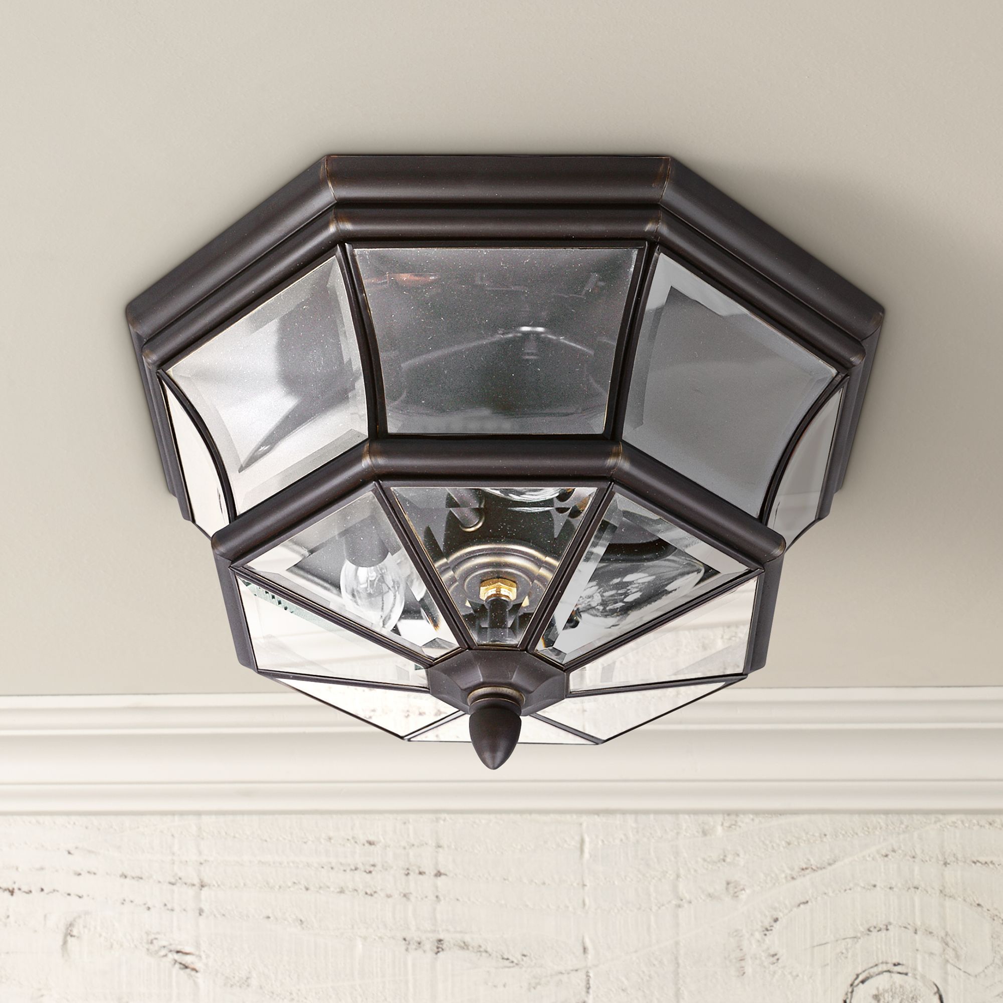 exterior flush mount ceiling light