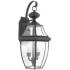Quoizel Newbury 20"H Mystic Black 2-Light Outdoor Wall Light