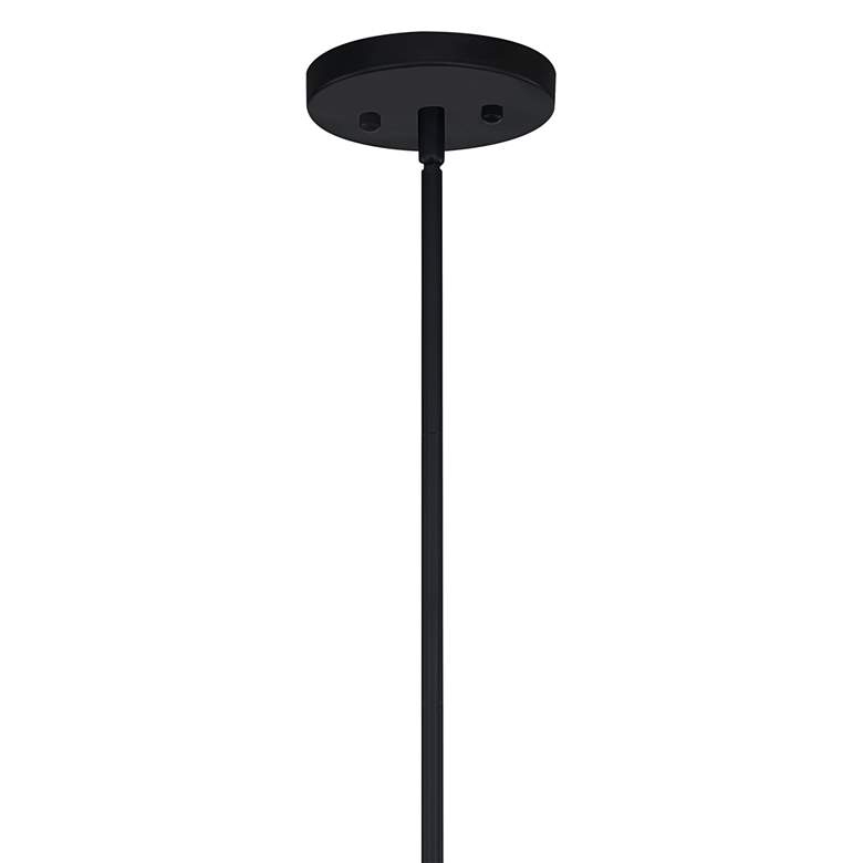 Image 4 Quoizel Newcastle 23 1/2 inch Wide Matte Black 4-Light Pendant more views