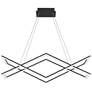 Quoizel Newman 36 1/4" Wide Matte Black Modern LED Linear Chandelier