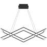 Thumbnail1 of Quoizel Newman 36 1/4" Wide Matte Black Modern LED Linear Chandelier