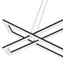 Thumbnail2 of Quoizel Newman 36 1/4" Wide Matte Black Modern LED Linear Chandelier more views