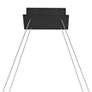 Thumbnail3 of Quoizel Newman 36 1/4" Wide Matte Black Modern LED Linear Chandelier more views