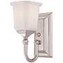 Quoizel Nicholas 10" High Brushed Nickel Wall Sconce