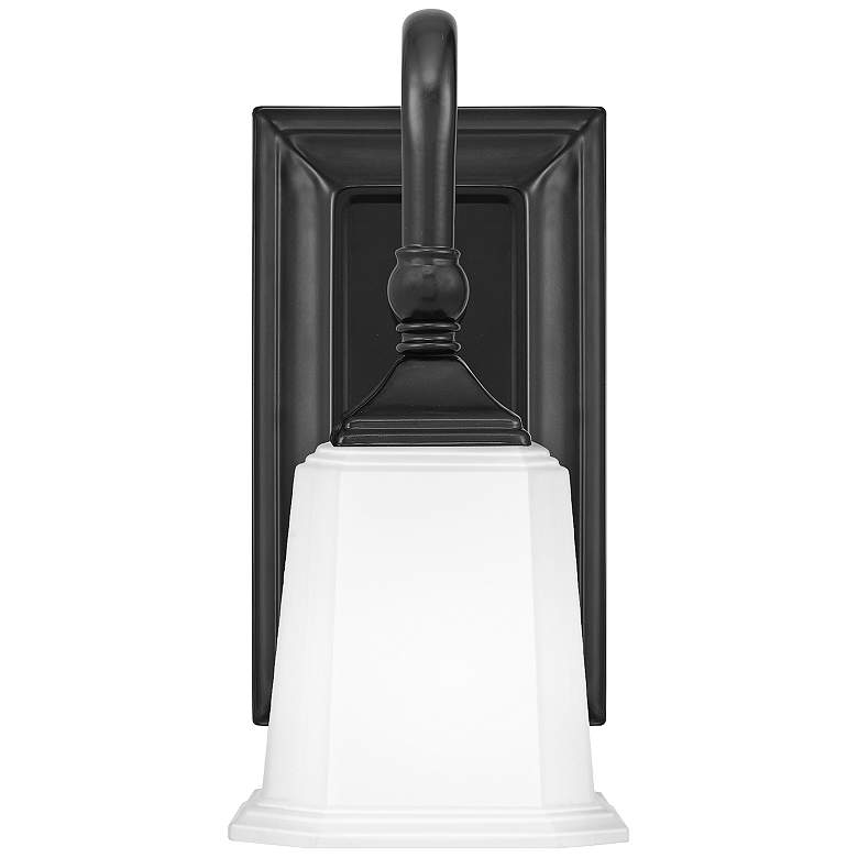 Image 1 Quoizel Nicholas 10" High Earth Black Wall Sconce