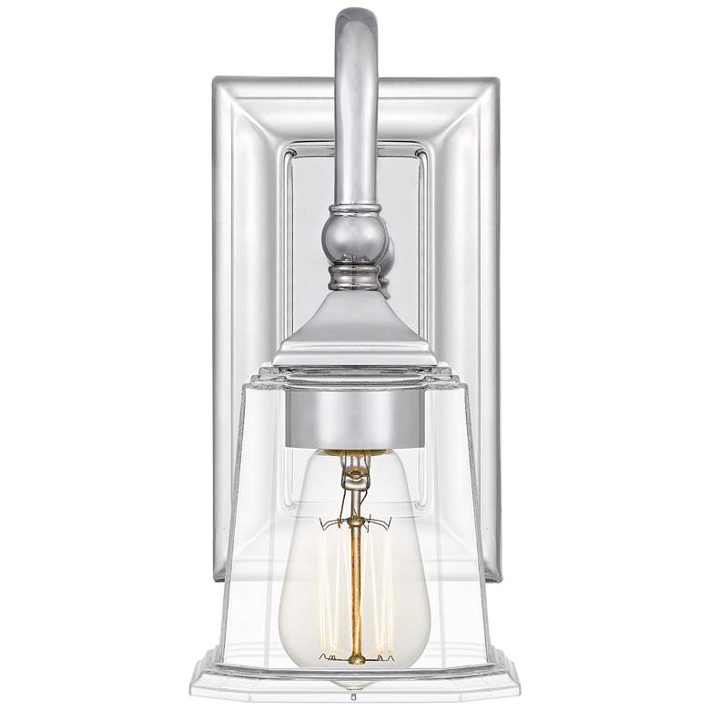Quoizel Nicholas 10&quot; High Polished Chrome Wall Sconce