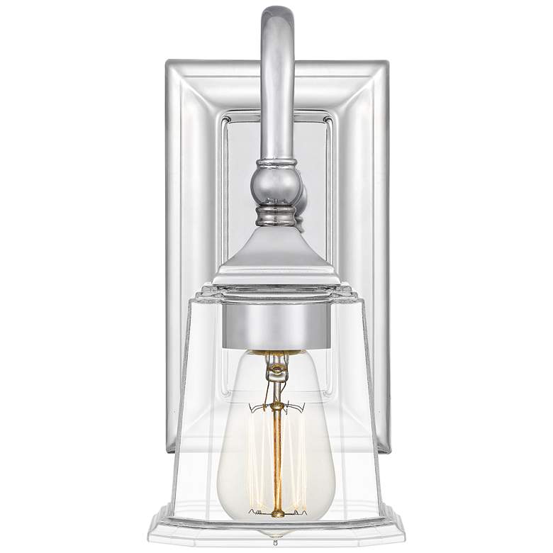 Image 1 Quoizel Nicholas 10 inch High Polished Chrome Wall Sconce