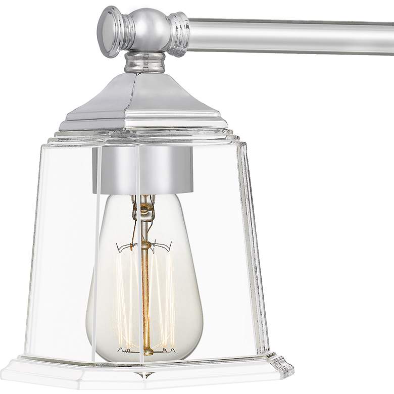 Image 5 Quoizel Nicholas 22" Wide Polished Chrome 3-Light Bath Light more views