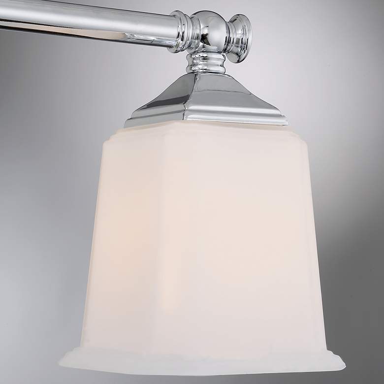 Image 3 Quoizel Nicholas 22" Wide Polished Chrome Bathroom Light more views