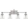 3_Quoizel Nicholas 30 1/2" Wide Brushed Nickel 4-Light Bath Light more views