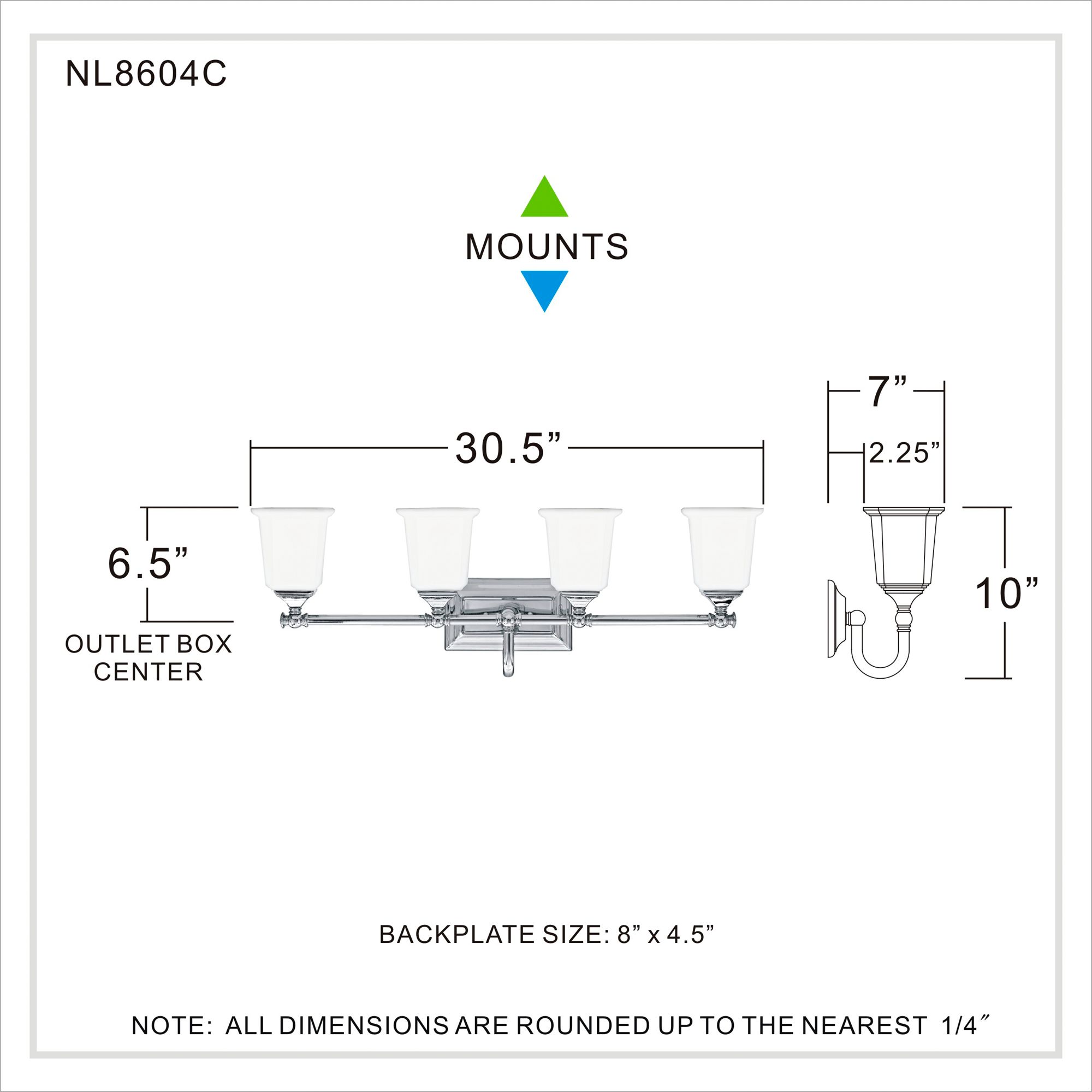 Image 4 Quoizel Nicholas 30 1/2" Wide Polished Chrome 4-Light Bath Light more views