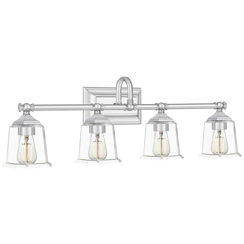 Image 2 Quoizel Nicholas 30 1/2 inchW Polished Chrome 4-Light Bath Light more views