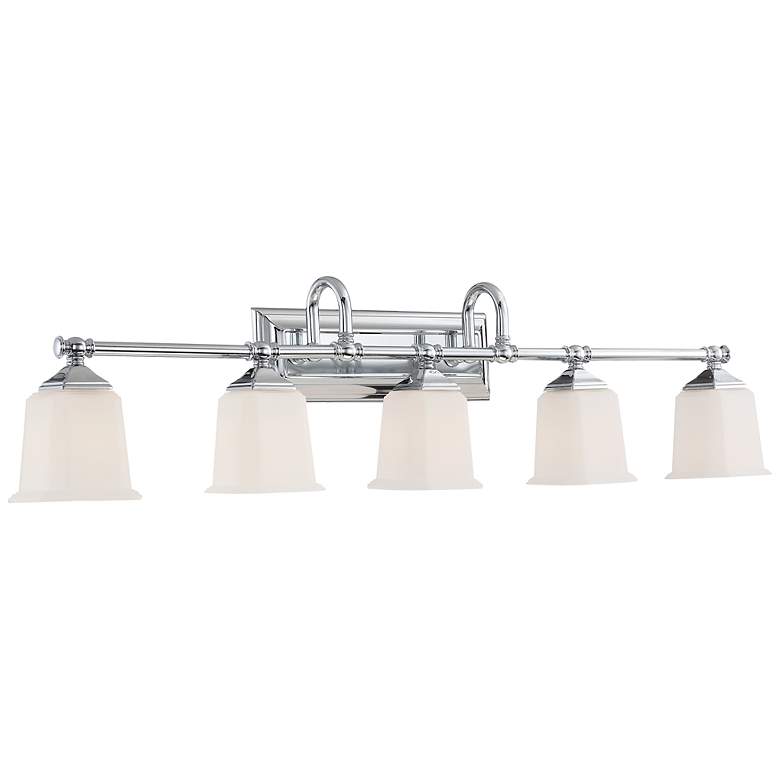 Image 2 Quoizel Nicholas 41 3/4 inch Wide Polished Chrome Bath Light more views