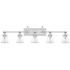 Quoizel Nicholas 41 3/4"W Polished Chrome 5-Light Bath Light