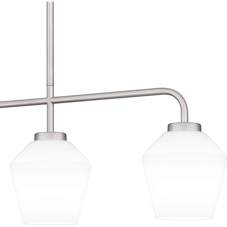 Image 6 Quoizel Nielson 36"W Brushed Nickel 4-Light Island Pendant more views