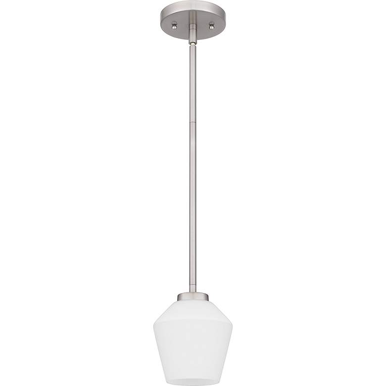 Image 2 Quoizel Nielson 5 1/2" Wide Brushed Nickel Mini Pendant more views