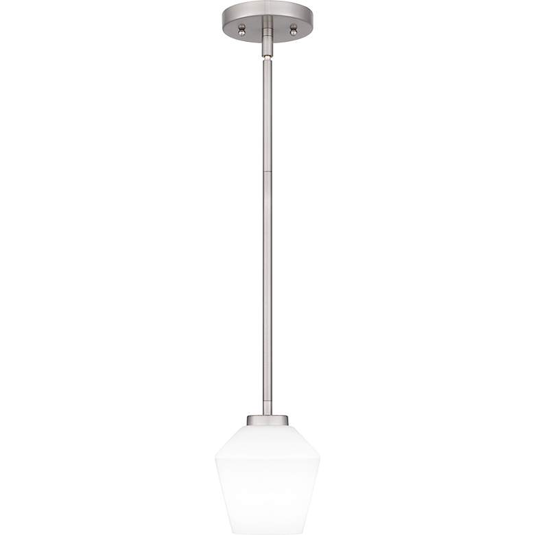 Image 3 Quoizel Nielson 5 1/2" Wide Brushed Nickel Mini Pendant more views
