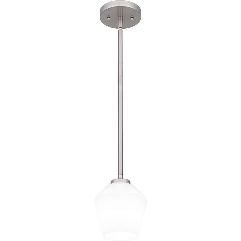 Image 4 Quoizel Nielson 5 1/2" Wide Brushed Nickel Mini Pendant more views