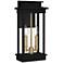 Quoizel Noelle 15 1/2" High Matte Black Outdoor Wall Light