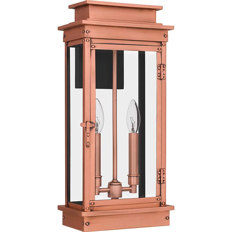 Image 2 Quoizel Noelle 19" High Aged Copper Outdoor Wall Light more views