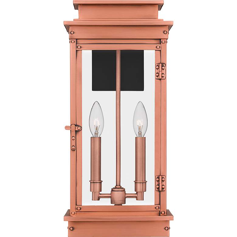 Image 3 Quoizel Noelle 19" High Aged Copper Outdoor Wall Light more views