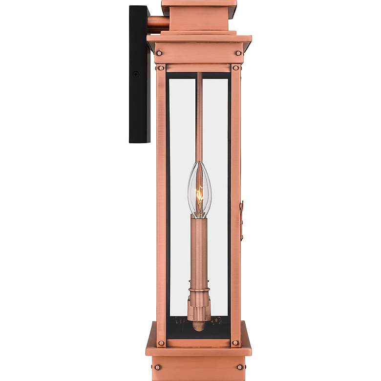 Image 5 Quoizel Noelle 19" High Aged Copper Outdoor Wall Light more views