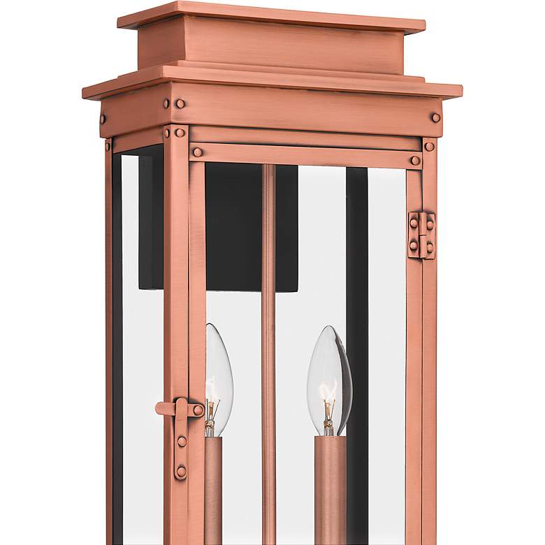 Image 6 Quoizel Noelle 19" High Aged Copper Outdoor Wall Light more views