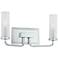 Quoizel Nora 8 1/2" High Polished Chrome 2-Light Wall Sconce