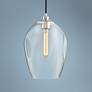 Quoizel Nostalgia 9 1/2" Wide Pinched Clear Glass Mini Pendant