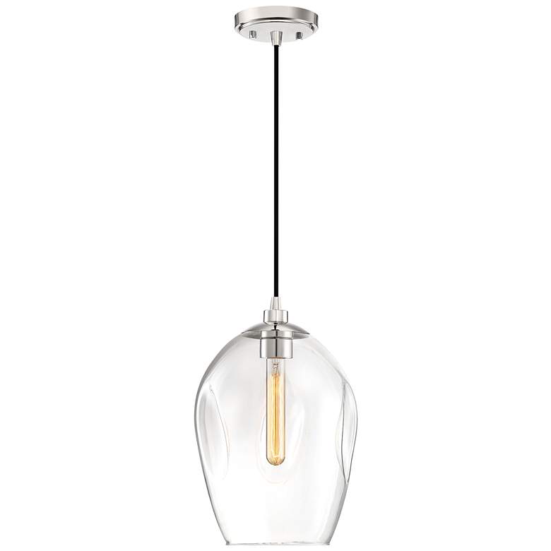 Image 4 Quoizel Nostalgia 9 1/2" Wide Pinched Clear Glass Mini Pendant more views