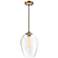 Quoizel Nostalgia 9 1/2" Wide Weathered Brass Clear Glass Mini Pendant