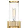 Quoizel Nova 18 3/4" Wide Aged Brass 2-Light Bath Light