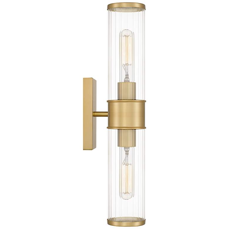 Image 3 Quoizel Nova 18 3/4" Wide Aged Brass 2-Light Bath Light more views