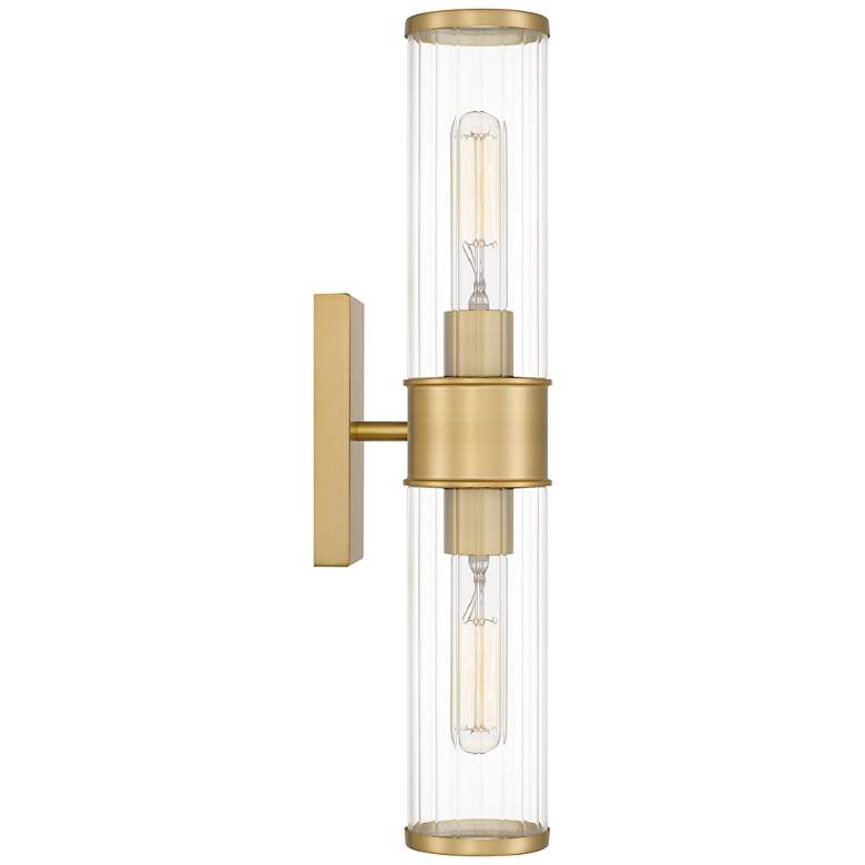 Image 3 Quoizel Nova 18 3/4 inch Wide Aged Brass 2-Light Bath Light more views