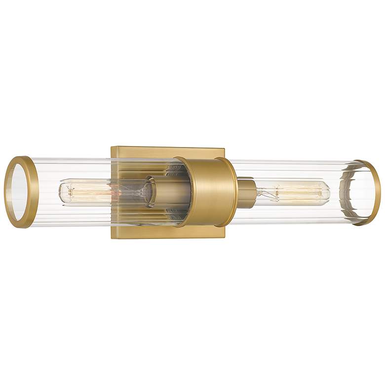 Image 4 Quoizel Nova 18 3/4 inch Wide Aged Brass 2-Light Bath Light more views