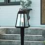 Quoizel O&#39;Leary 16 1/2" High Earth Black Outdoor Post Mount Light in scene