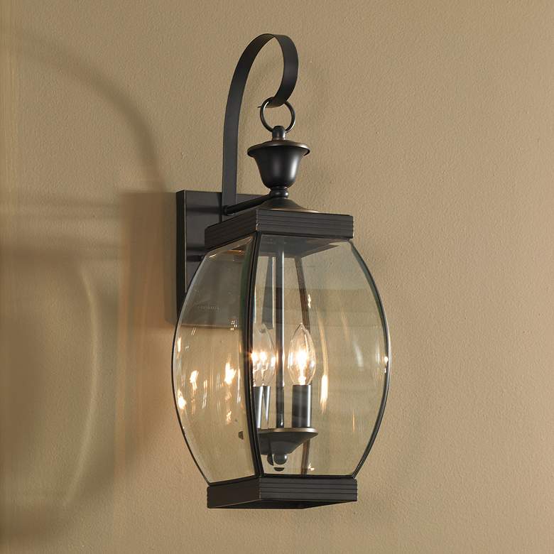 Image 1 Quoizel Oasis 21" High Bronze Finish Outdoor Wall Light