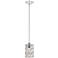 Quoizel Oliver 5"W Polished Nickel and Crystal Mini Pendant