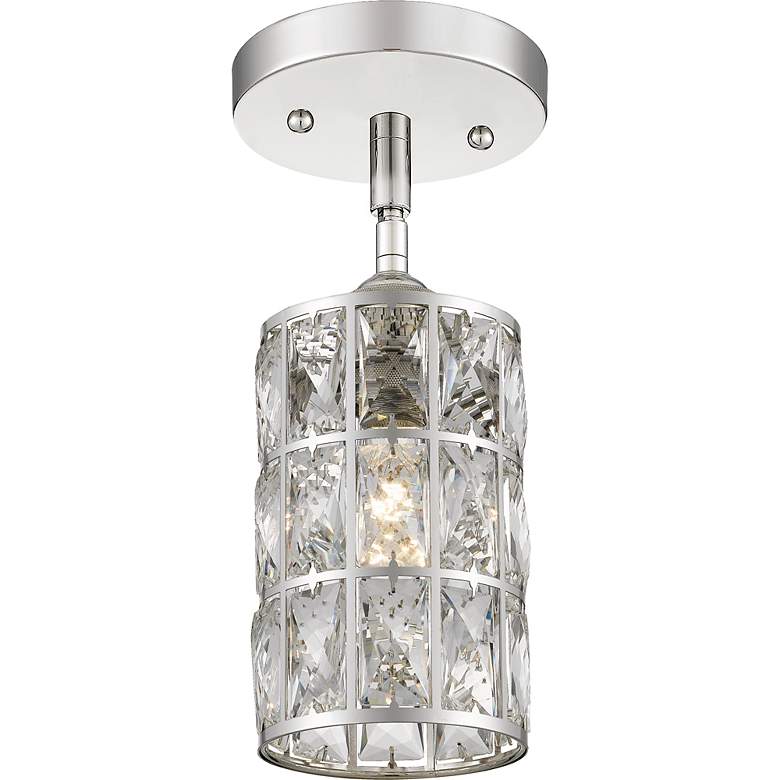 Image 5 Quoizel Oliver 5"W Polished Nickel and Crystal Mini Pendant more views
