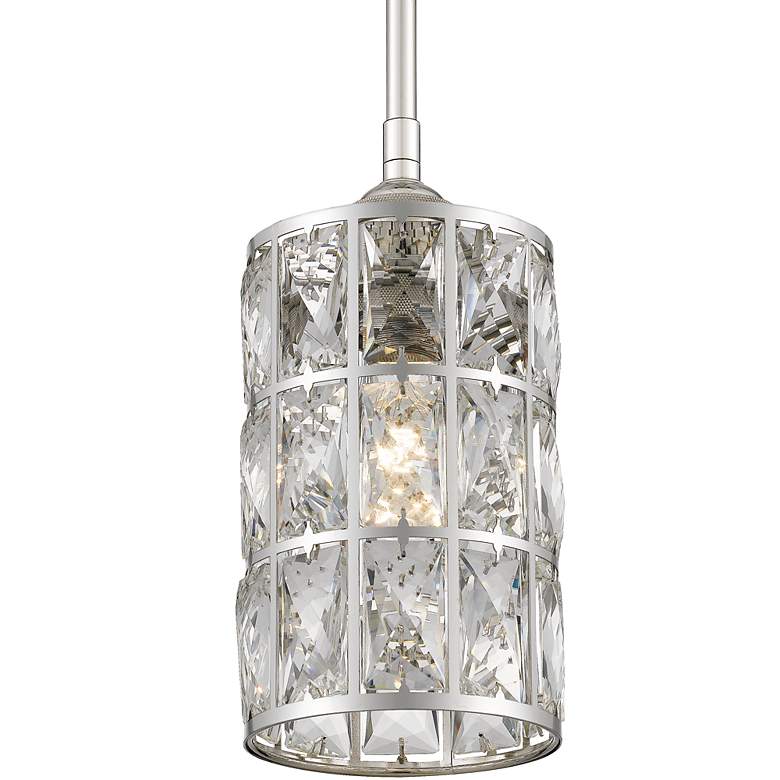 Image 6 Quoizel Oliver 5"W Polished Nickel and Crystal Mini Pendant more views